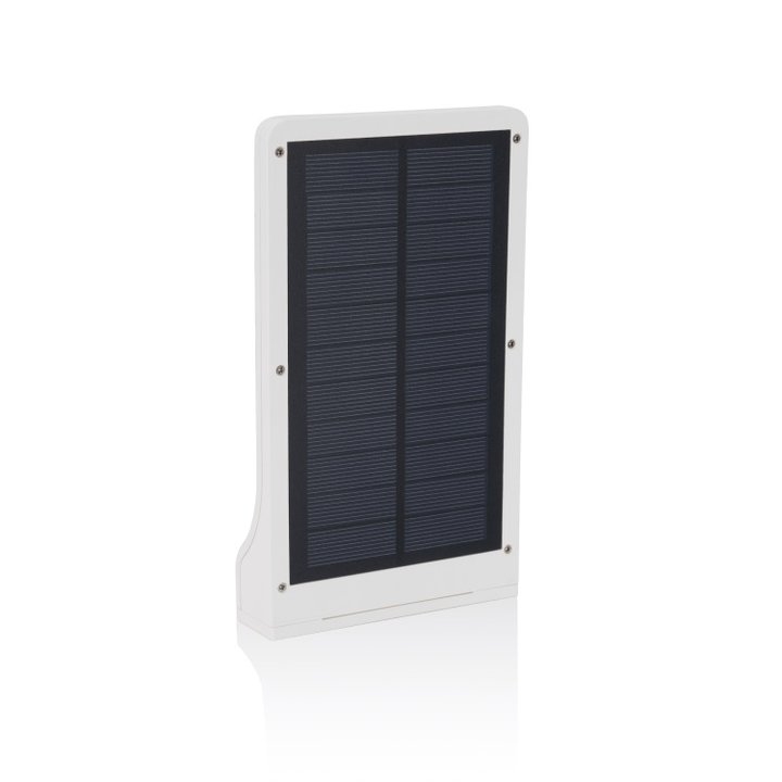 Aplique led solar c/sensor 3W 6000K branco